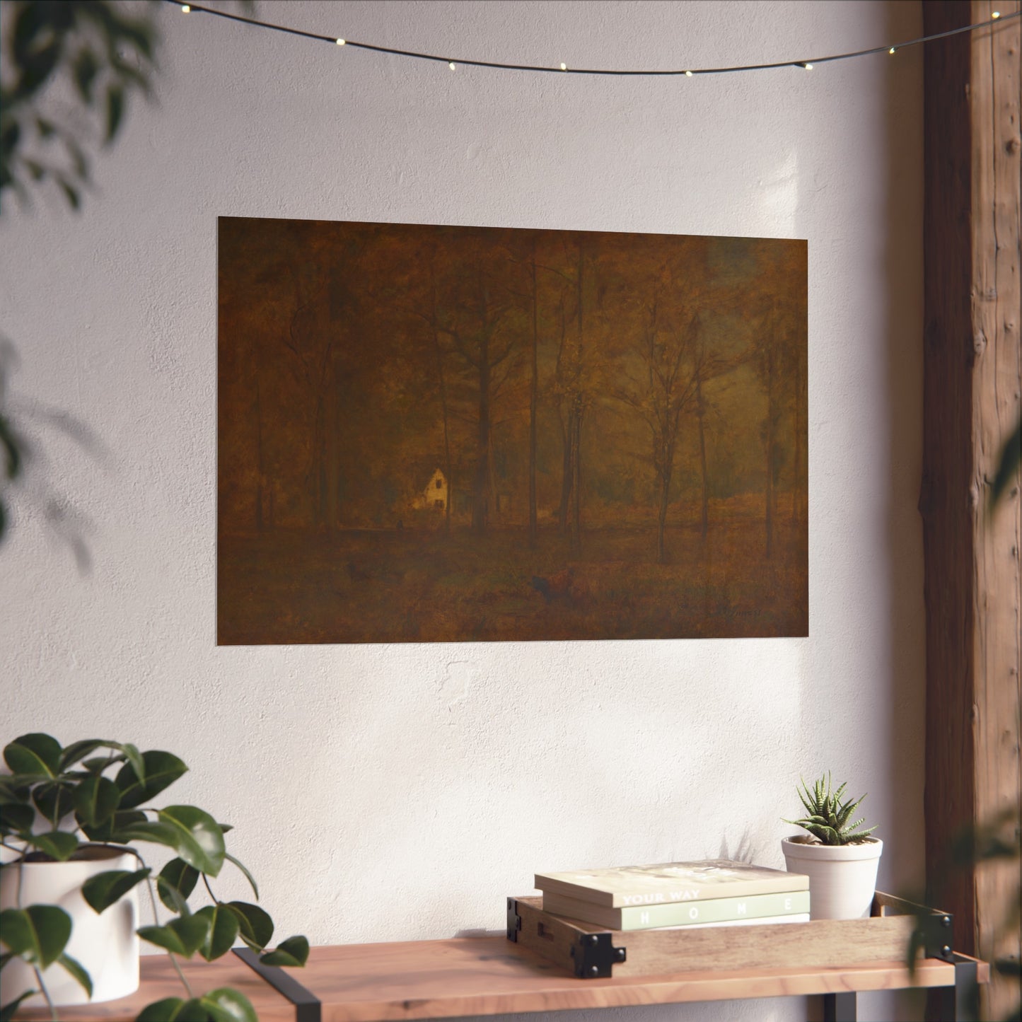 George Inness - Autumn Woods | Fine Art Poster