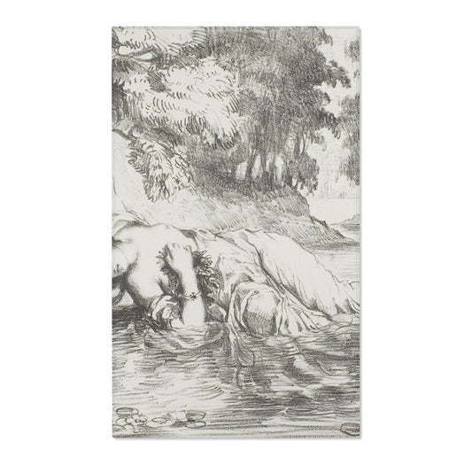 Ophelia's Death — Delacroix Area Rug