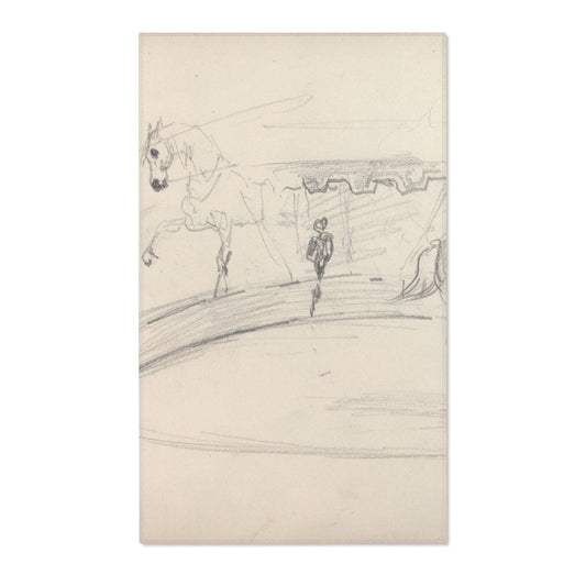 Sketchbook, 1880 — Toulouse-Lautrec Area Rug