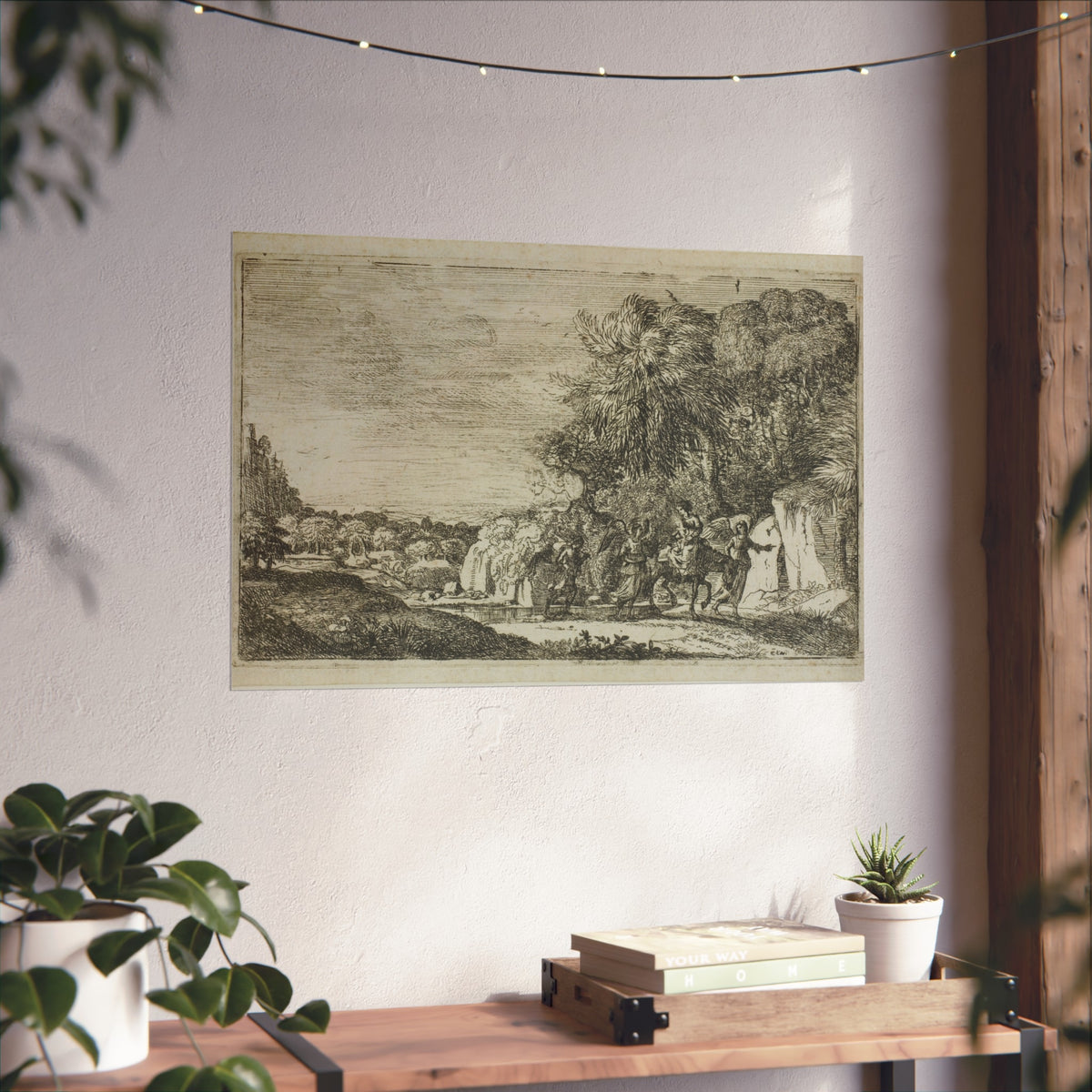 The Flight into Egypt — Claude Lorrain Fine Art Poster
