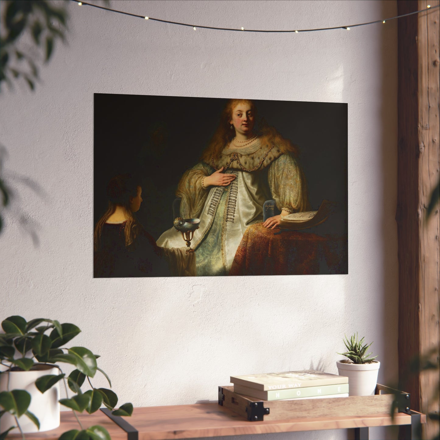 Judith at the Banquet of Holofernes (previously known as Artemisia), by Rembrandt, from Prado in Google Earth | Fine Art Poster