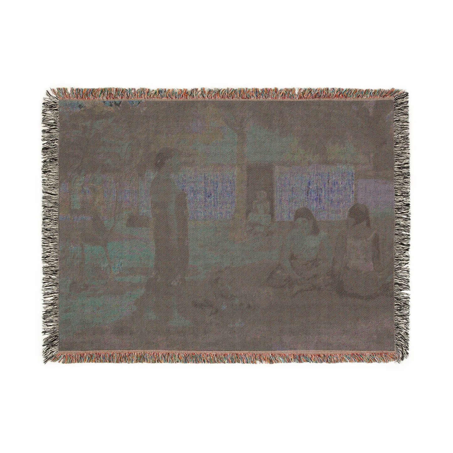 Paul Gauguin - No te aha oe riri (Why Are You Angry ) | Woven Tapestry Blanket