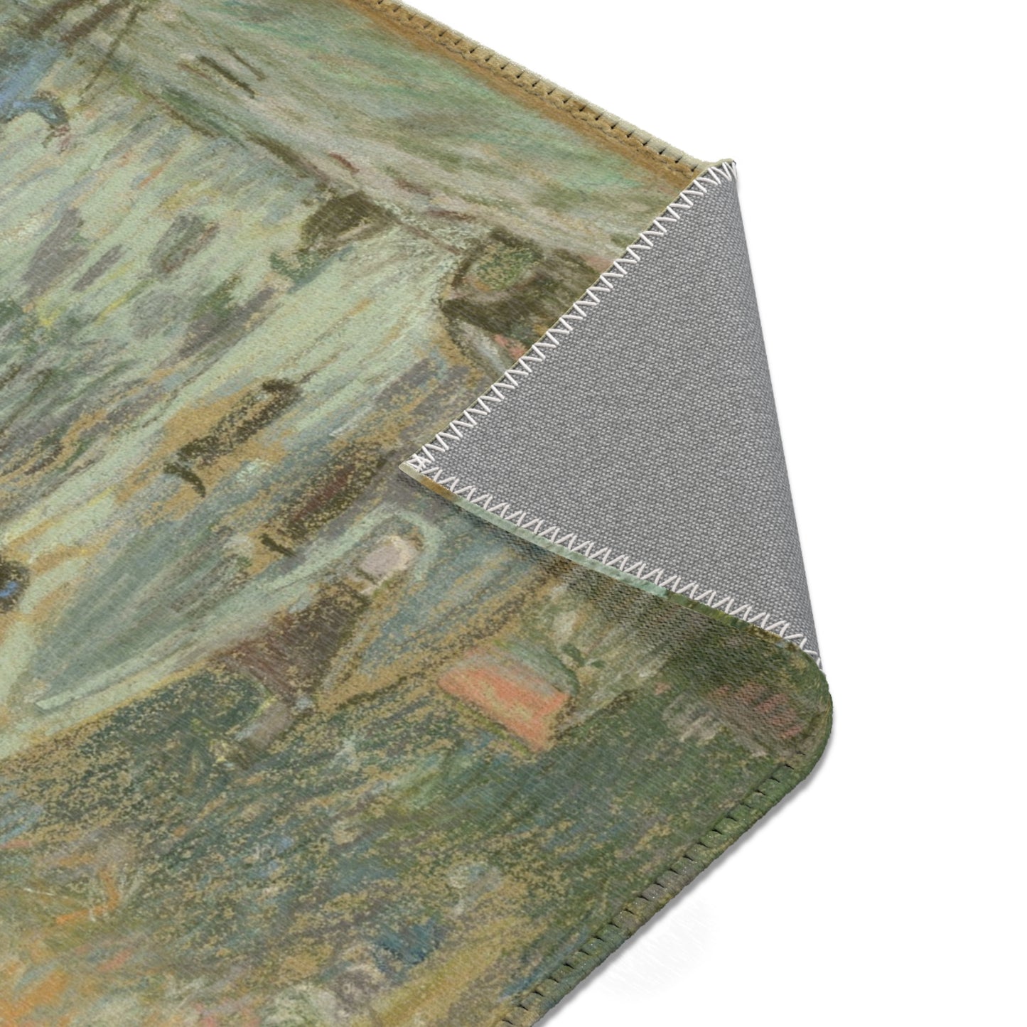 A Corner of Moret-sur-Loing — Sisley Area Rug