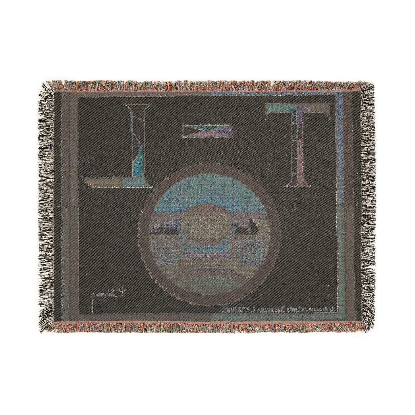 Paul Signac - Chromatic Circle | Woven Tapestry Blanket