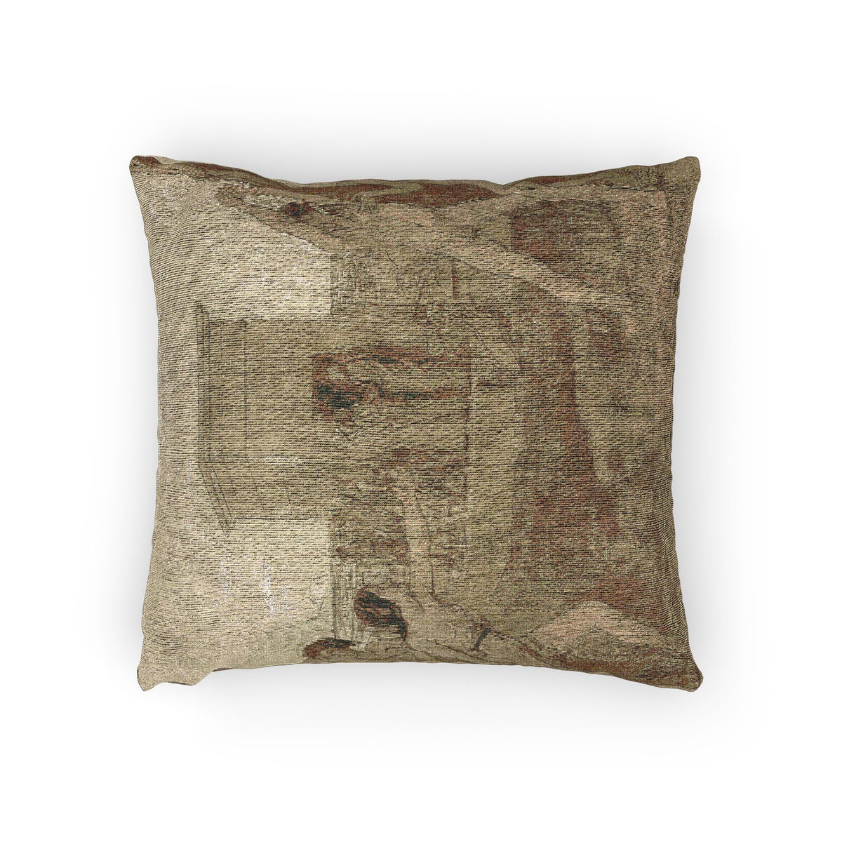 Young Spartan Girls Challenging Boys — Degas Pillow
