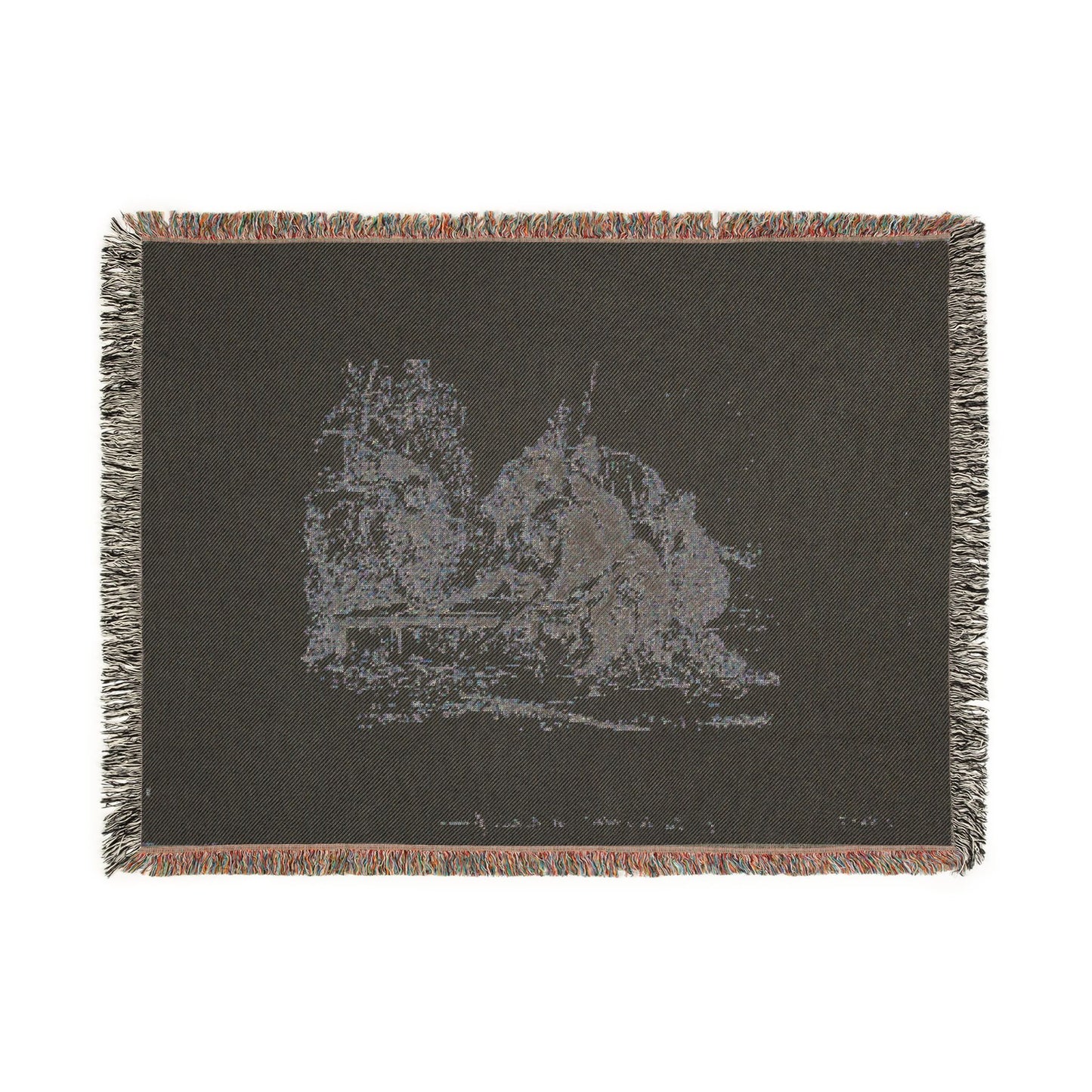 Giovanni Battista Tiepolo - Two Soldiers and Two Women, from Capricci | Woven Tapestry Blanket