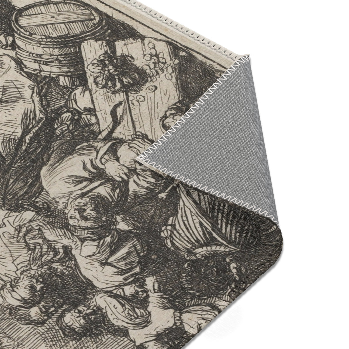Christ Driving the Money Changers — Rembrandt Area Rug