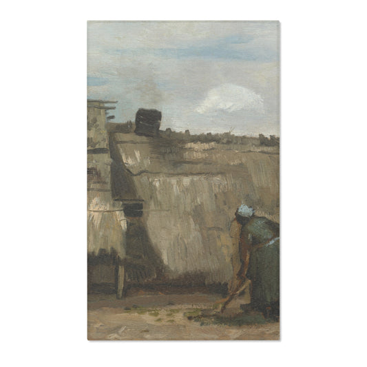 A Peasant Woman Digging — Van Gogh Area Rug