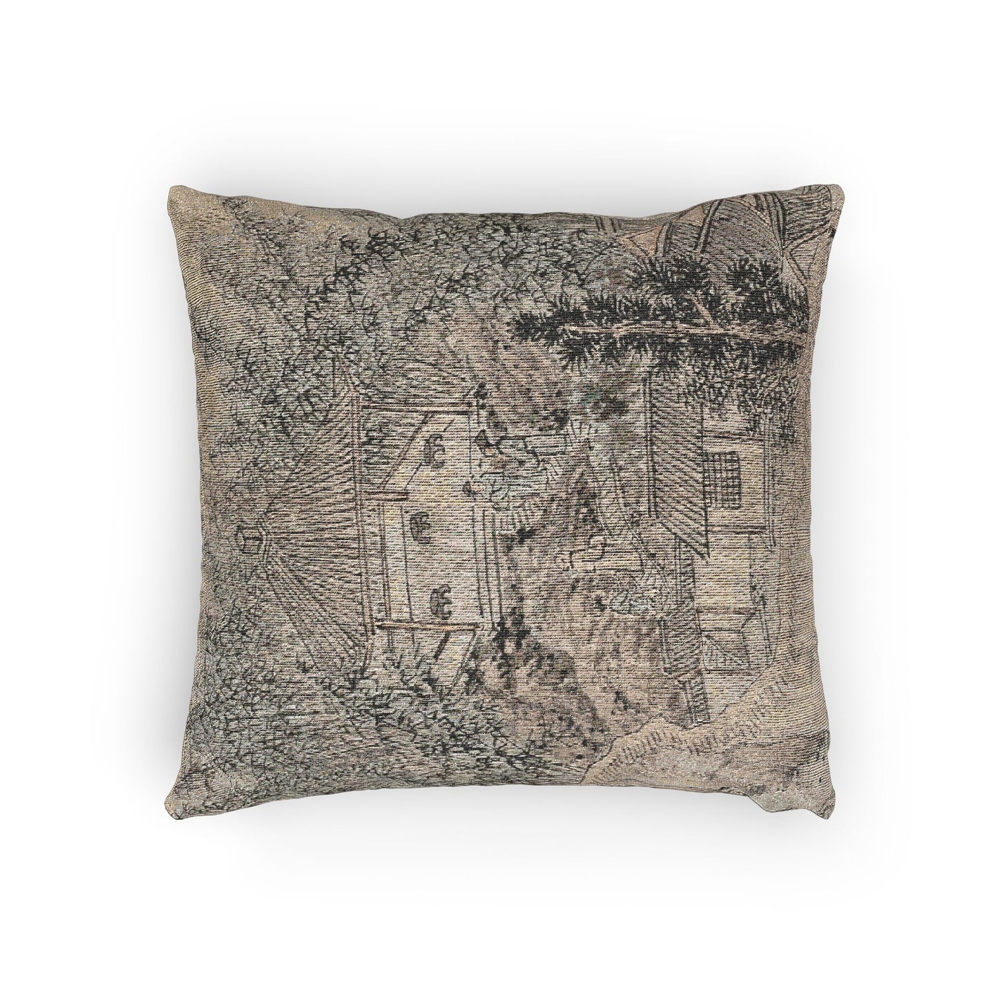 105_bamboo-pavilion-tiger-hill | Woven Pillow