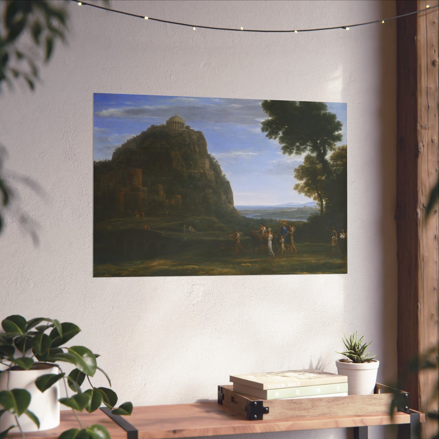 Claude Lorrain - View of Delphi with a Procession | Fine Art Poster