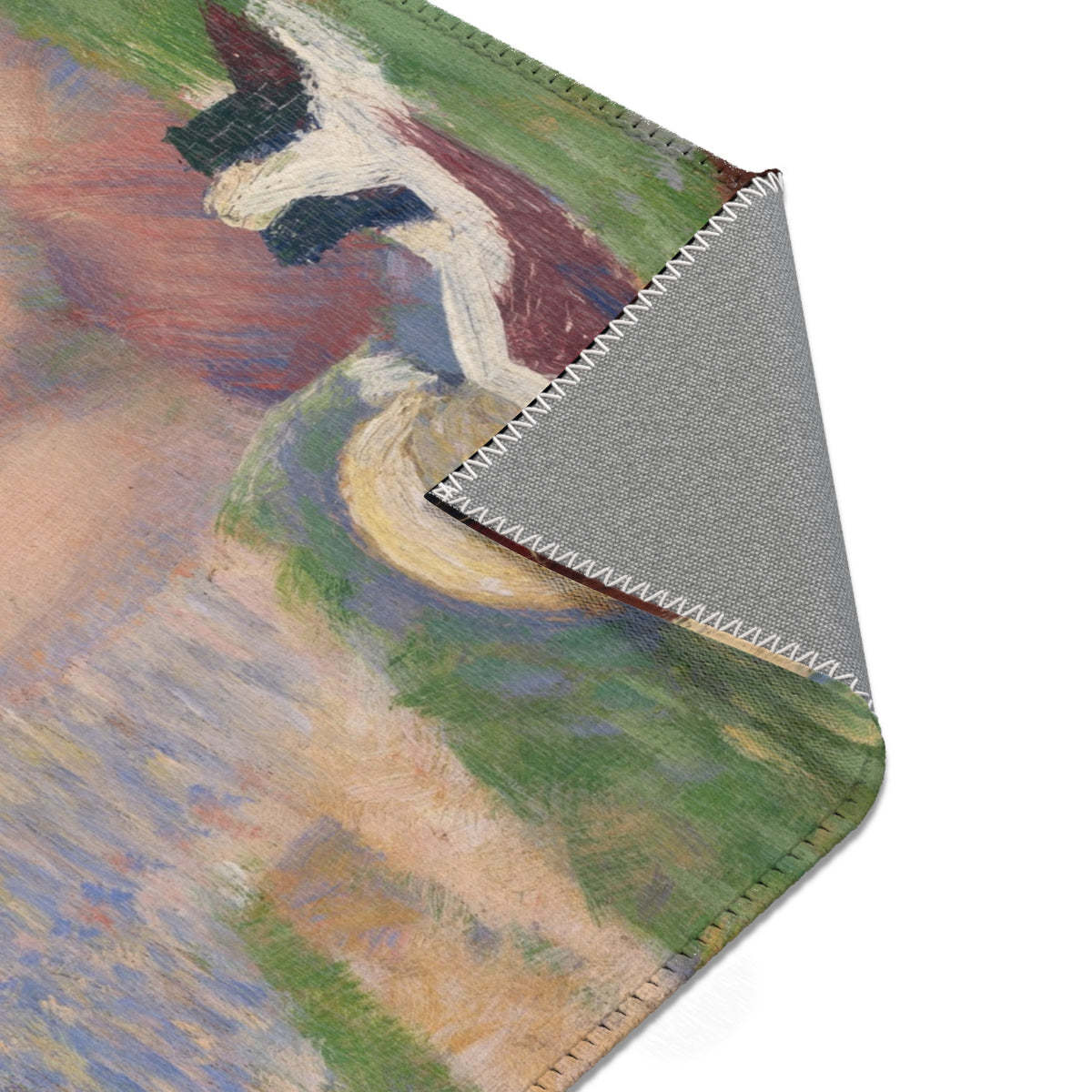 Final Study for Bathers at Asnières — Seurat Area Rug