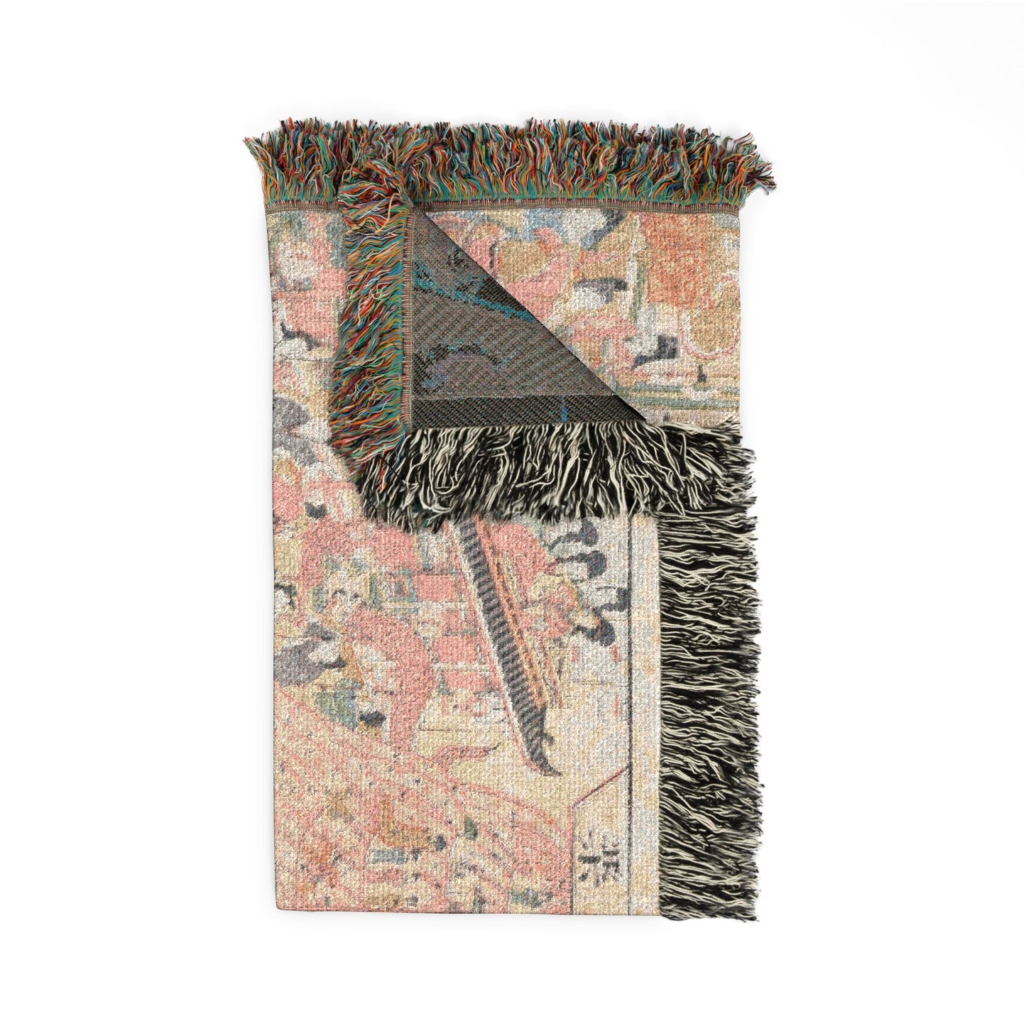 Happy New Year Woven Throw Blanket