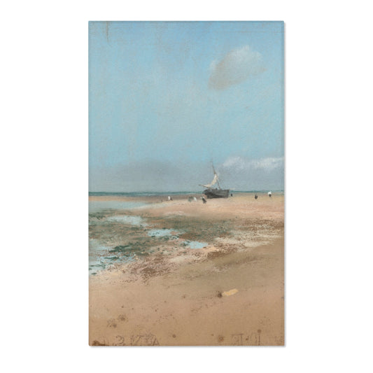 Beach at Low Tide (Mouth of the River) — Degas Area Rug
