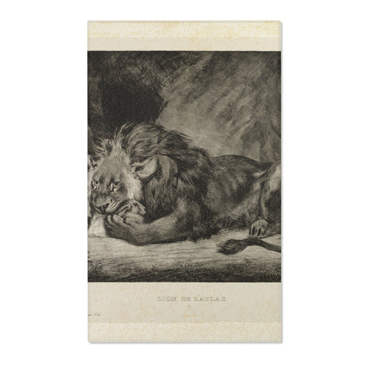 Lion of the Atlas Mountains — Delacroix Area Rug