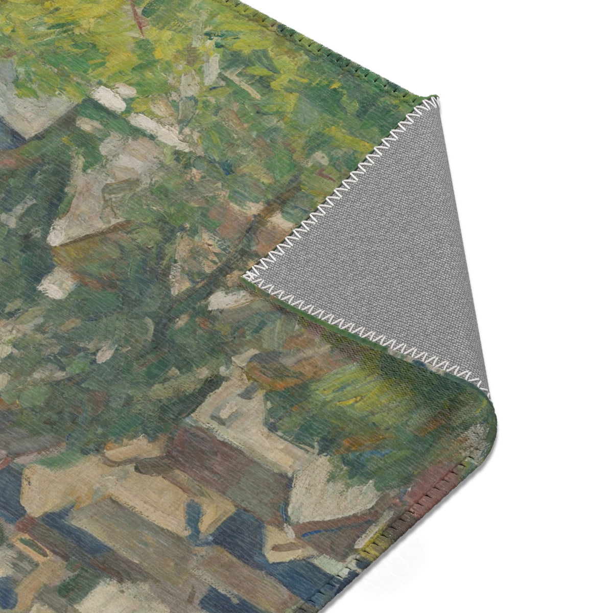 Auvers, Panoramic View — Cézanne Area Rug