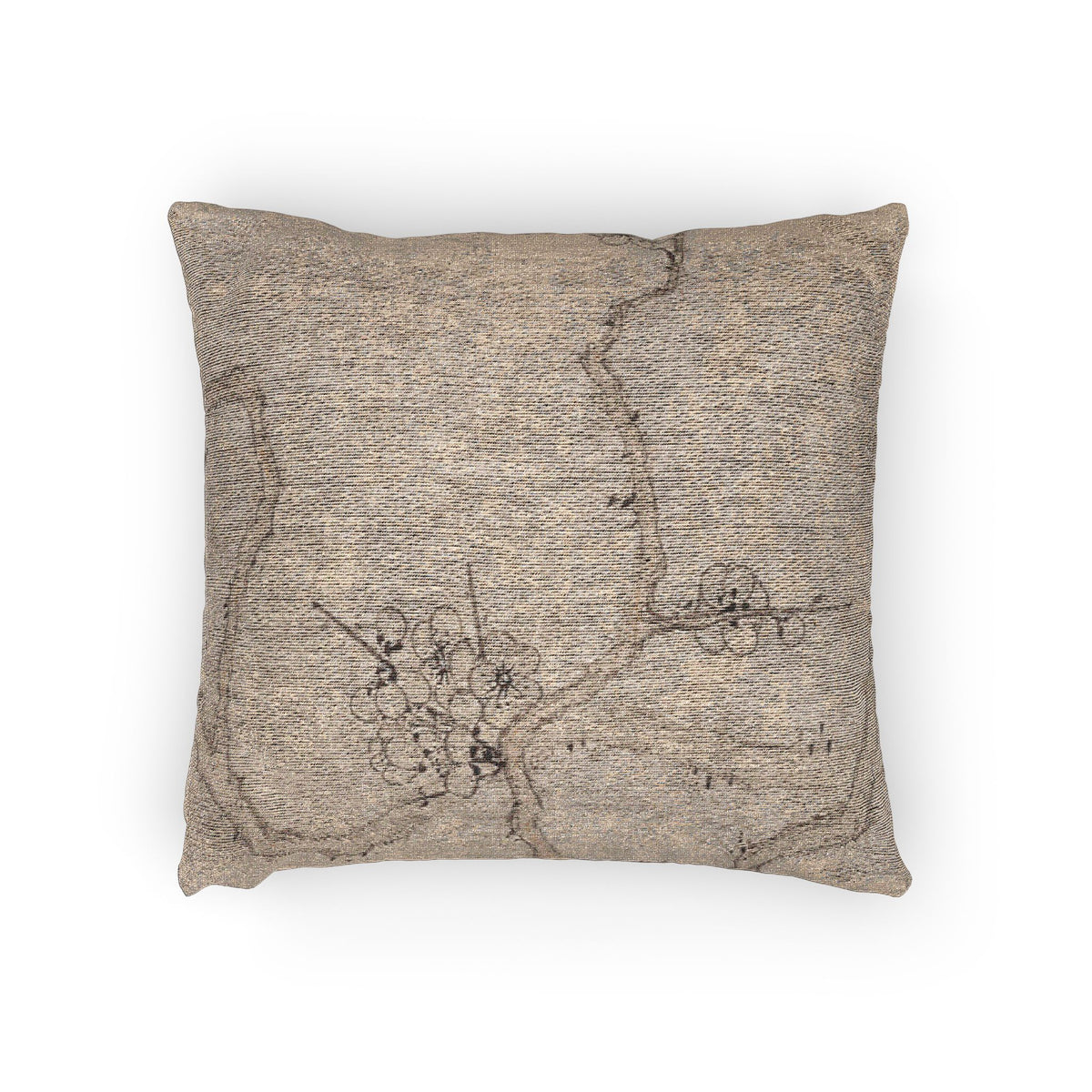 Prunus and Bamboo Pillow