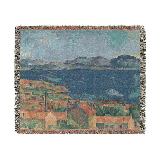 The Bay of Marseille — Cézanne Tapestry Blanket