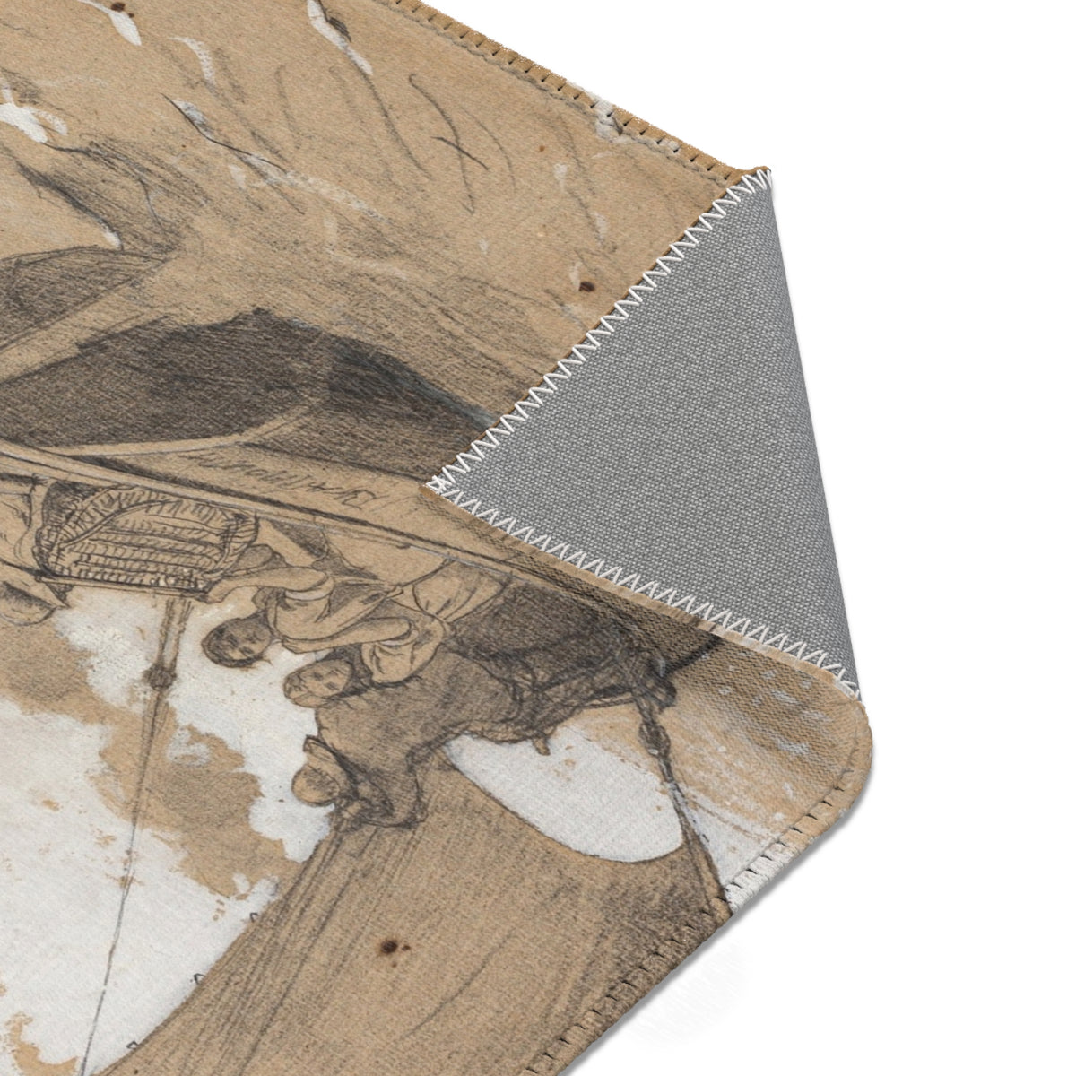 Fishing off Scarborough — Homer Area Rug