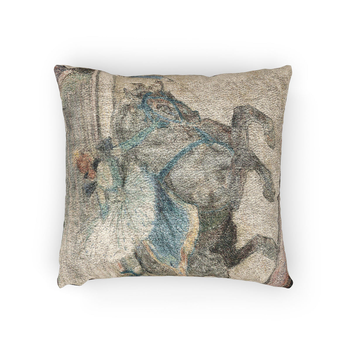 At the Circus Work in the Ring — Toulouse-Lautrec Pillow