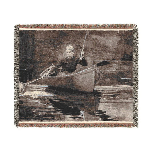 Netting the Fish — Homer Tapestry Blanket