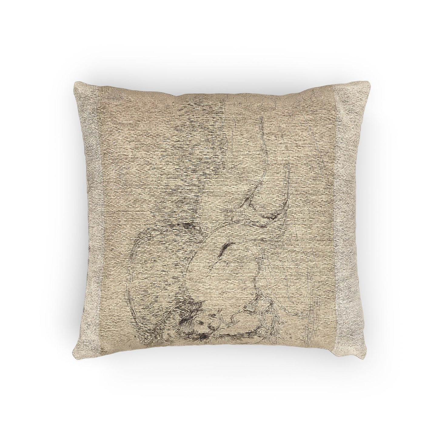 Pierre-Auguste Renoir - Woman Reclining, to the Left | Woven Pillow