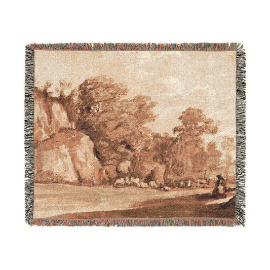A Rocky Hillside — Lorrain Tapestry Blanket