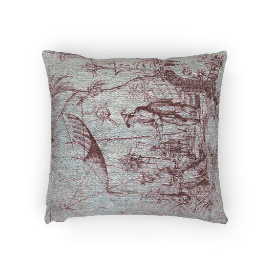 Chinoiserie Furnishing Fabric X Pillow