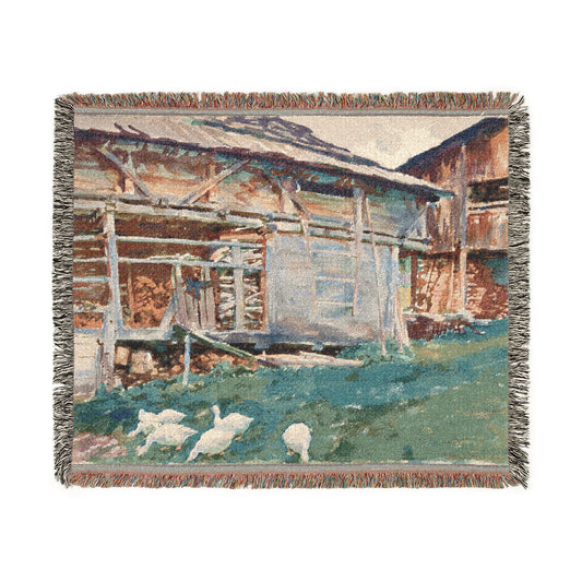 Woodsheds, Tyrol — Sargent Tapestry Blanket