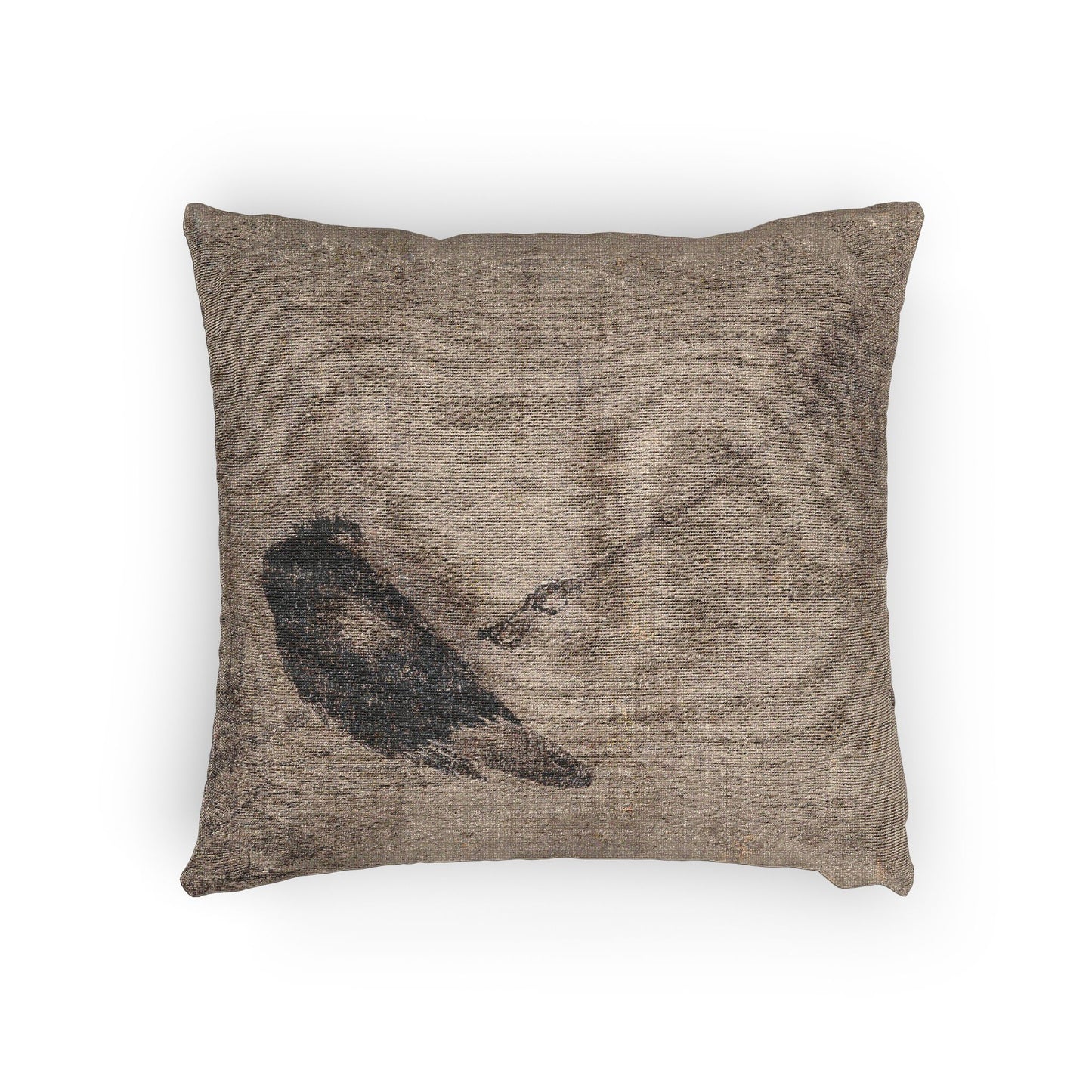 093_willow-and-magpie | Woven Pillow