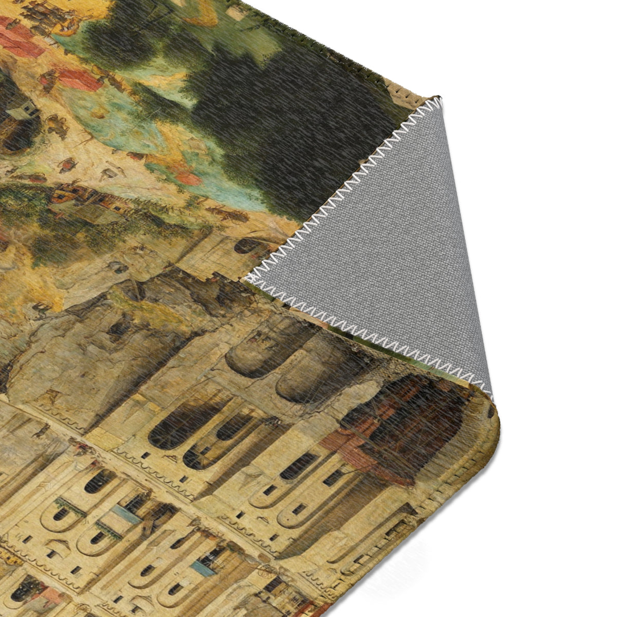 The Tower of Babel (Vienna) — Bruegel Area Rug