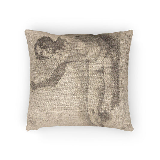 Study of a Male Nude — Degas Pillow