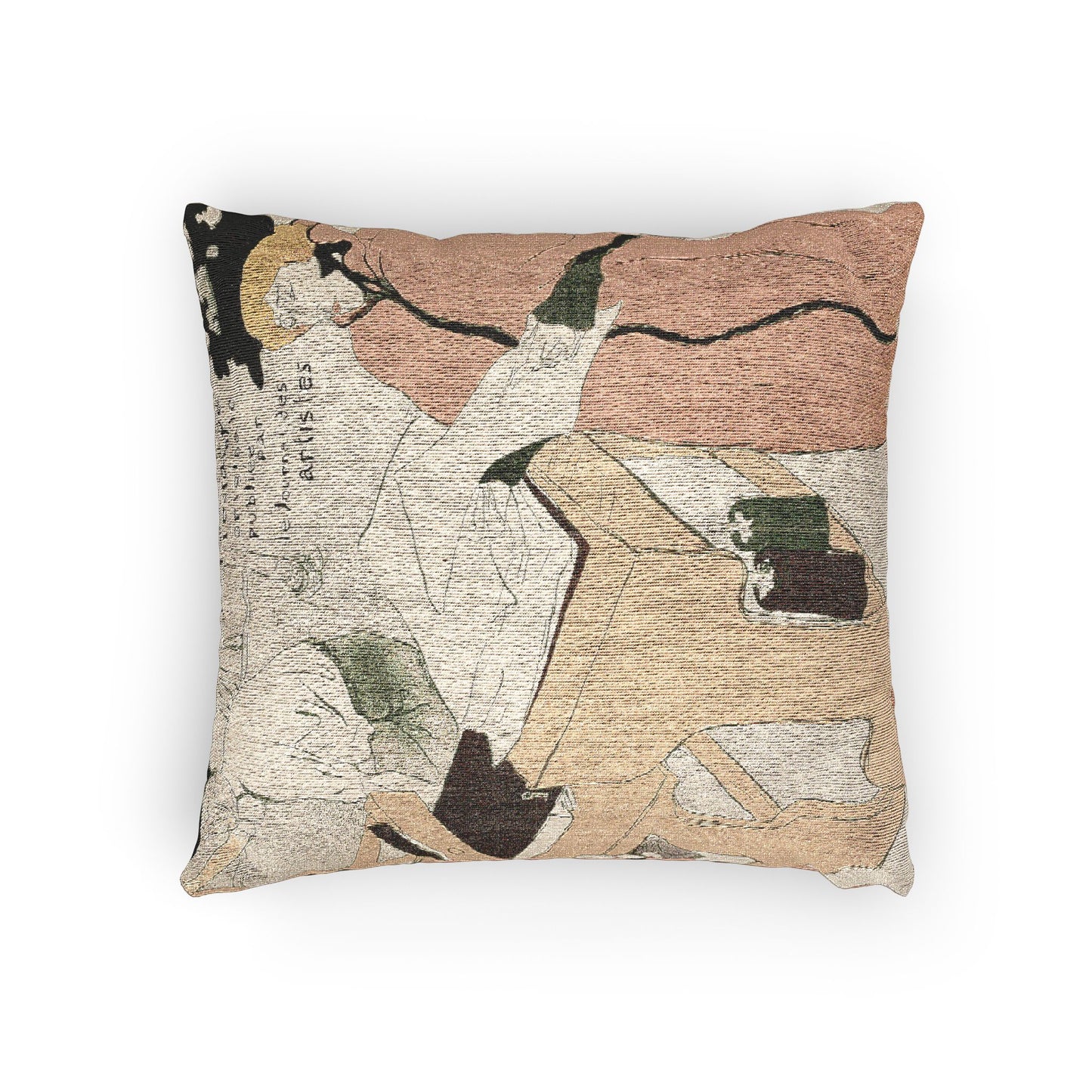 Henri de Toulouse-Lautrec - Cover for the first album of L'Estampe originale | Woven Pillow