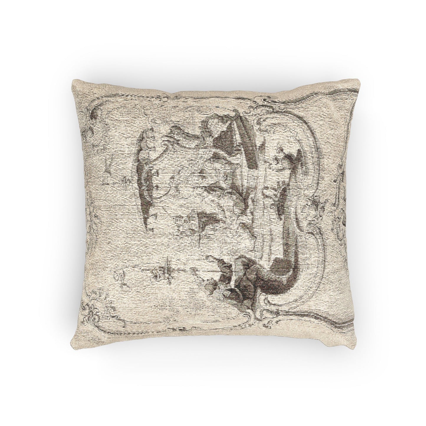 029_chinoiserie-pen-ink | Woven Pillow