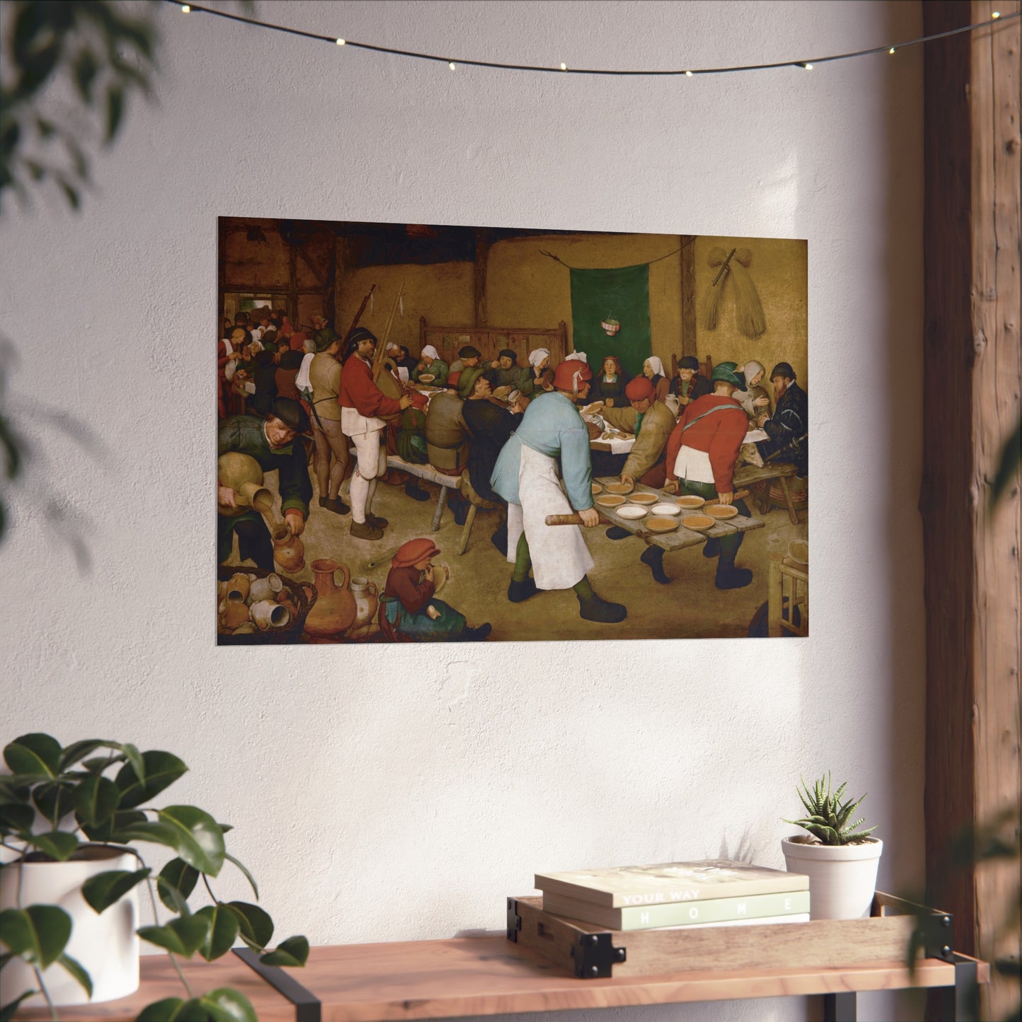 Pieter Bruegel the Elder - Peasant Wedding - Google Art Project 2 | Fine Art Poster