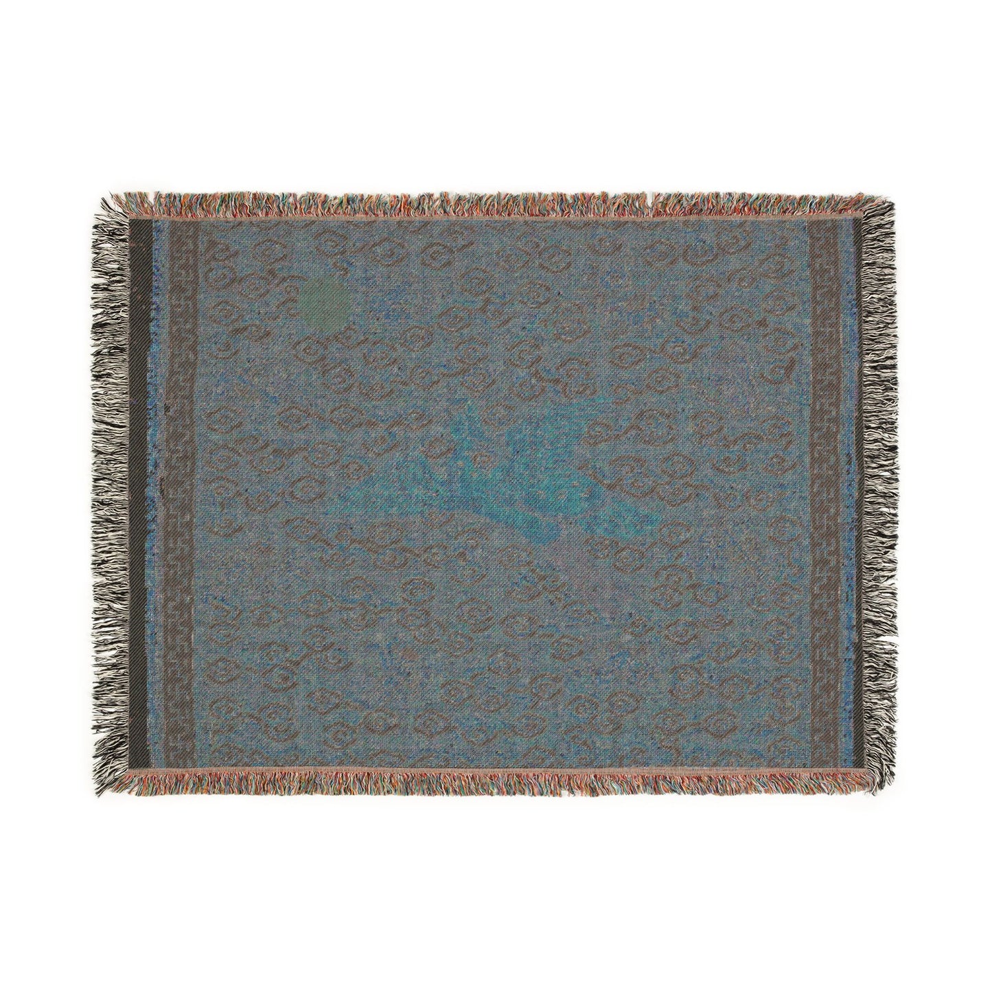 133_rank-badge-buzi | Woven Tapestry Blanket