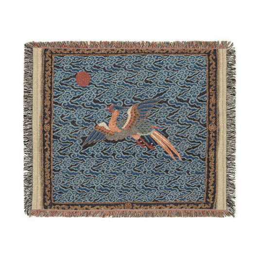 Rank Badge with Pheasant Tapestry Blanket
