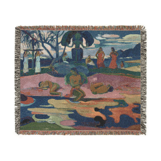 Day of the God — Gauguin Tapestry Blanket
