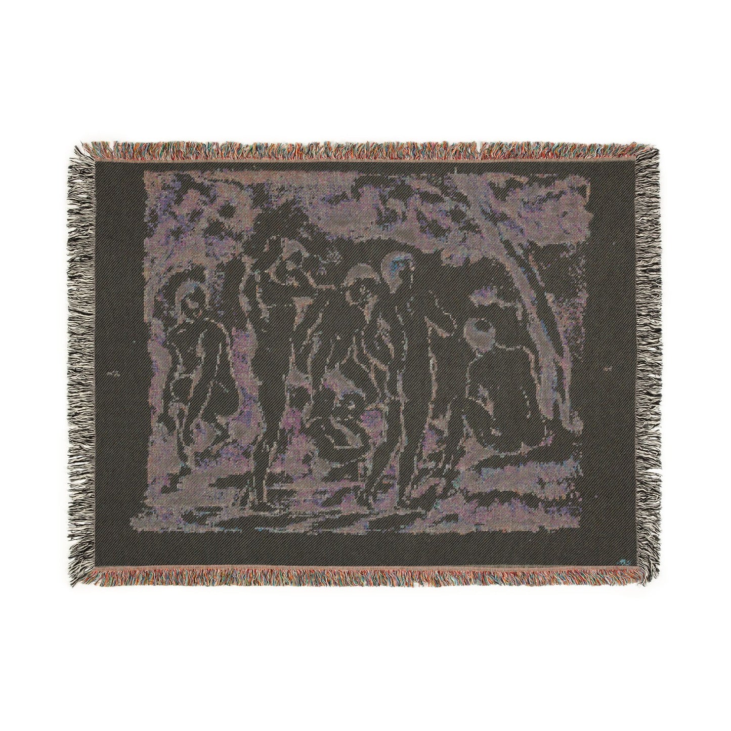 Paul Cezanne - Small Bathers | Woven Tapestry Blanket