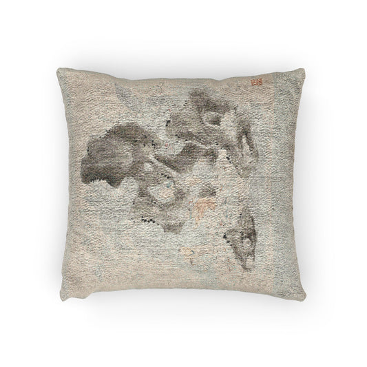 Children Playing Blindman's Buff in a Garden Pillow