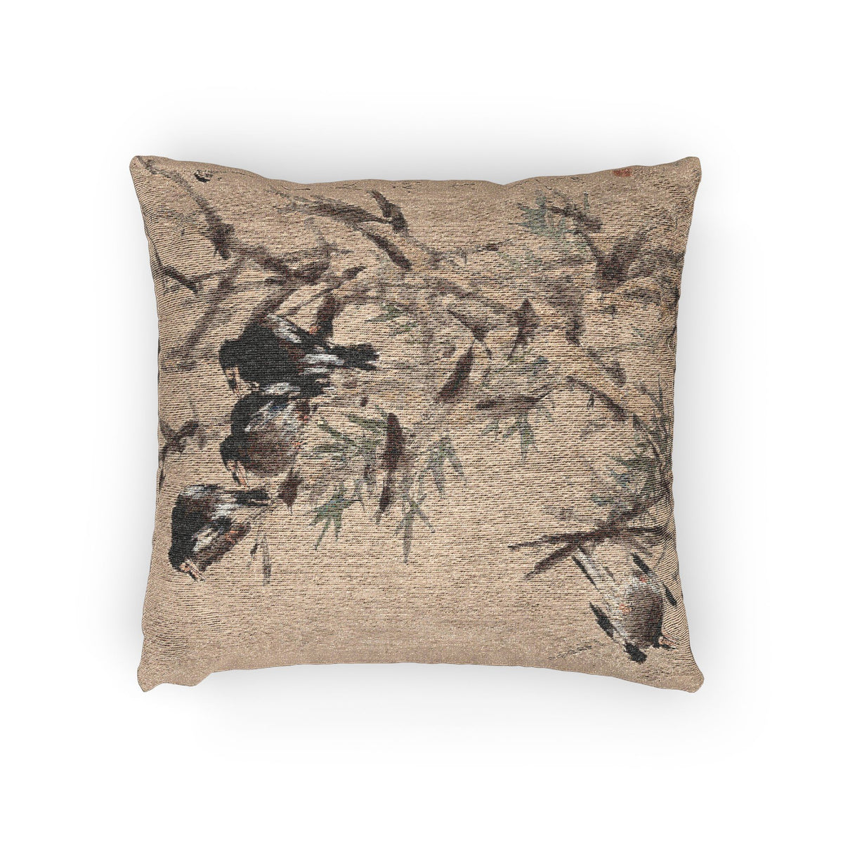 Black Birds Pillow