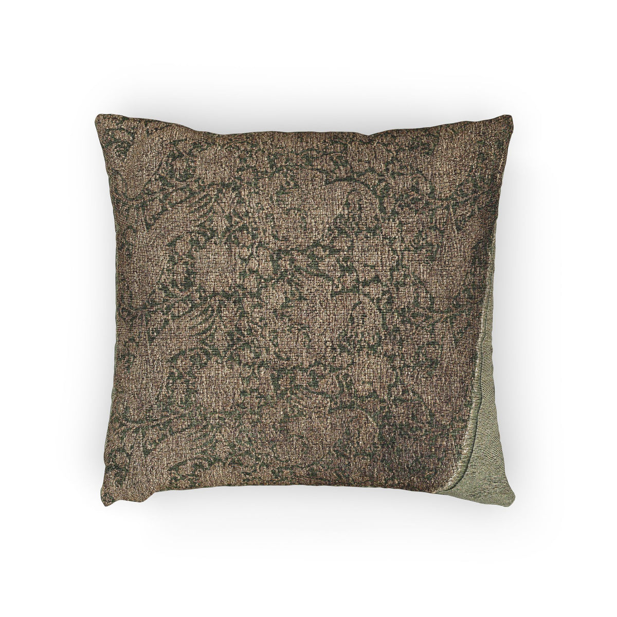 Lampas with Phoenixes amid Vines Pillow