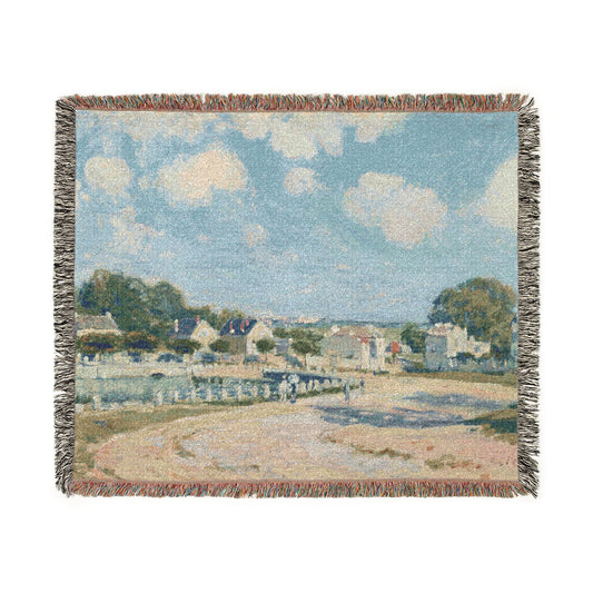 Watering Place at Marly — Sisley Tapestry Blanket