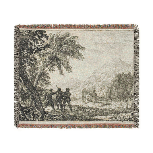 Scene of Brigands — Lorrain Tapestry Blanket