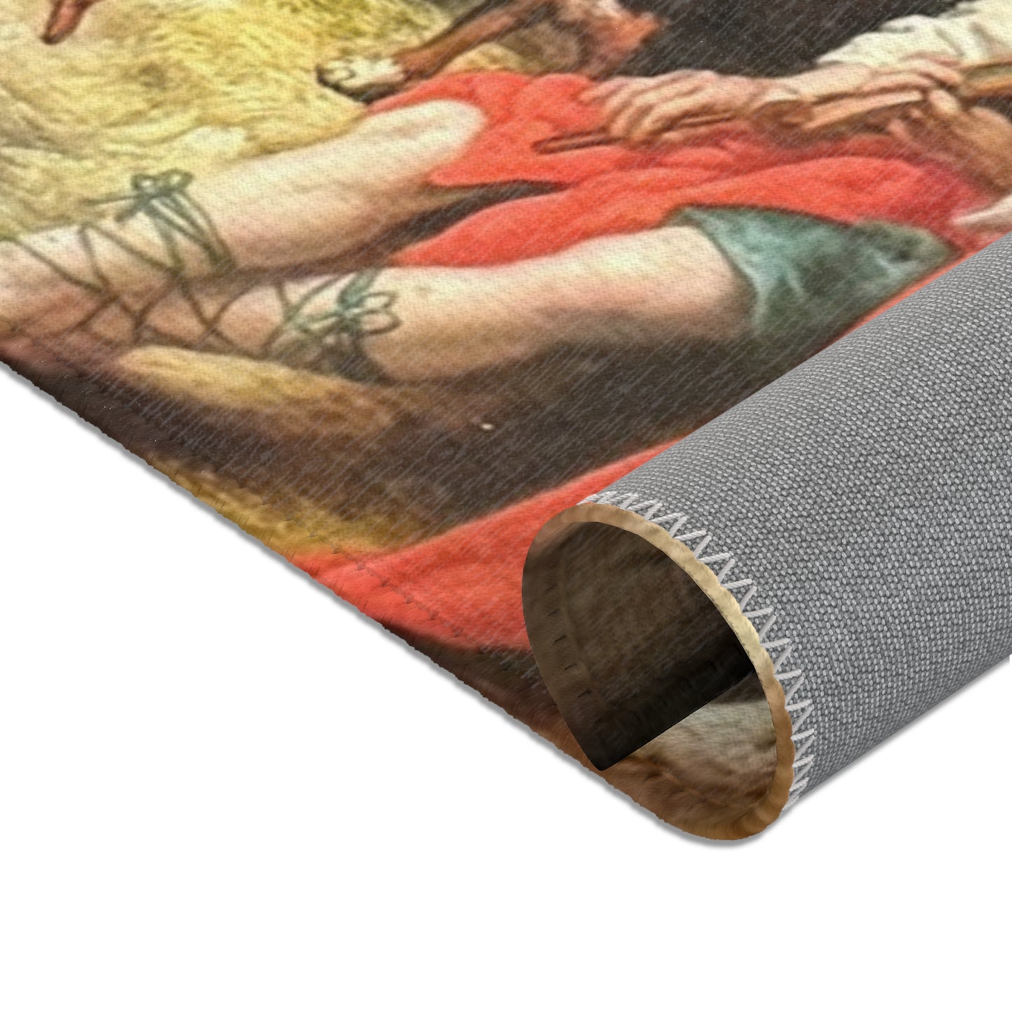 Dessau, Anhaltische Gemäldegalerie, Aelbert Jacobsz. Cuyp, Orpheus und die Tiere | Area Rug
