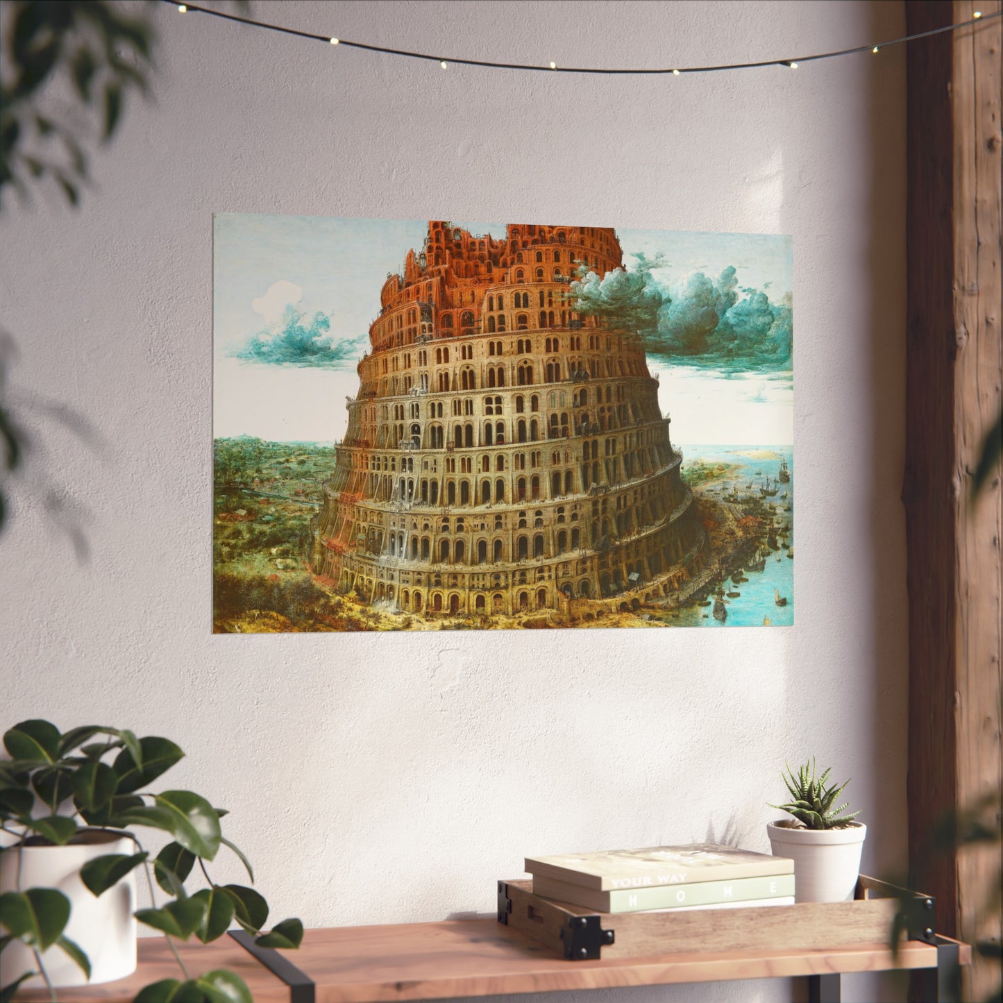 Pieter Bruegel the Elder - The Tower of Babel (Rotterdam) - Google Art Project - edited | Fine Art Poster