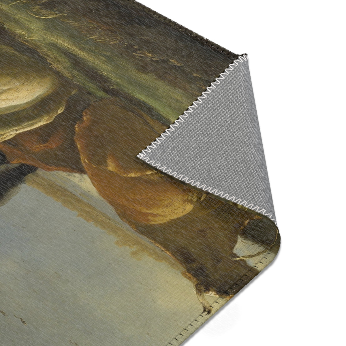 Peasants with Four Cows by the River Merwede — Cuyp Area Rug