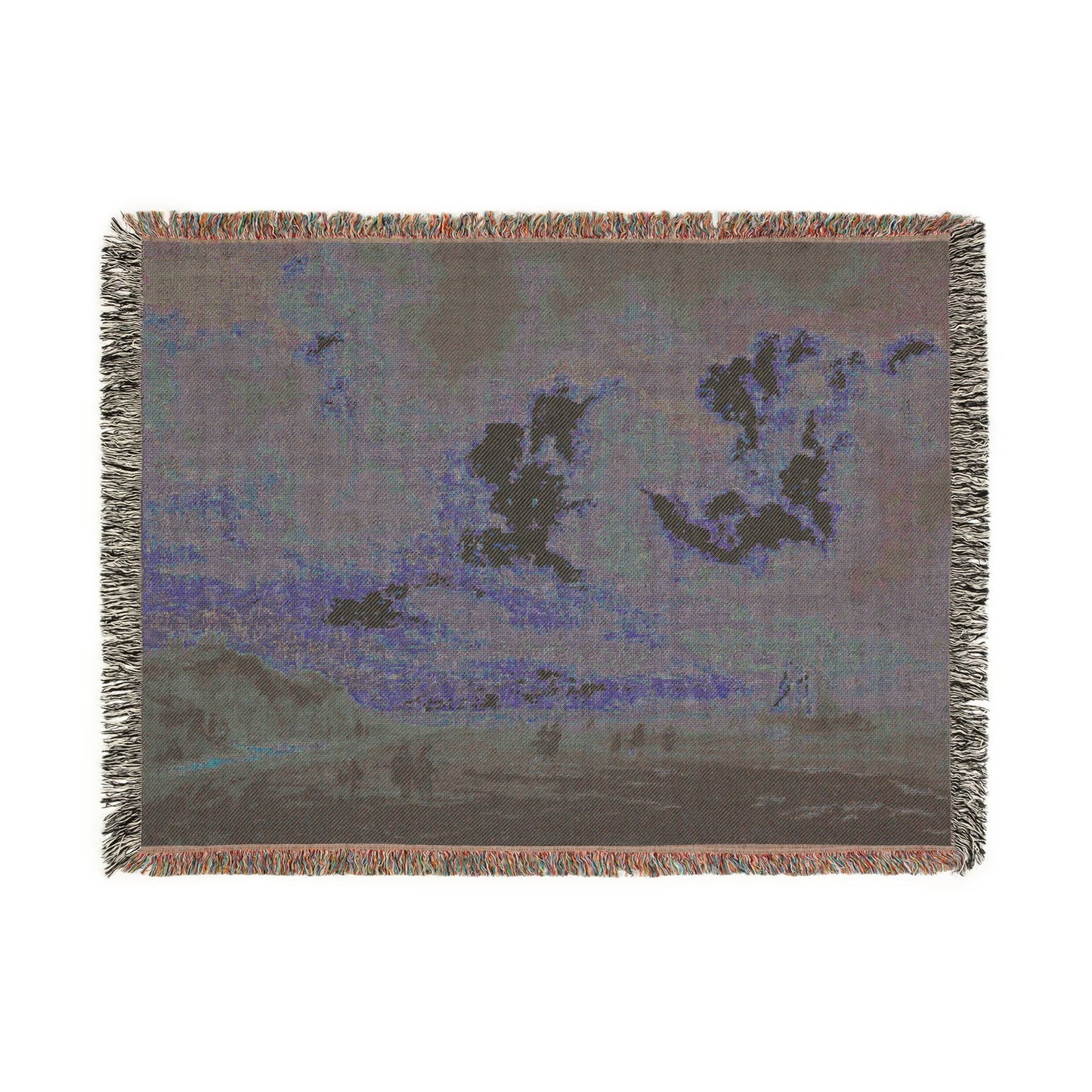 Naar Jacob van Ruisdael - Beach View - 154 - Mauritshuis | Woven Tapestry Blanket
