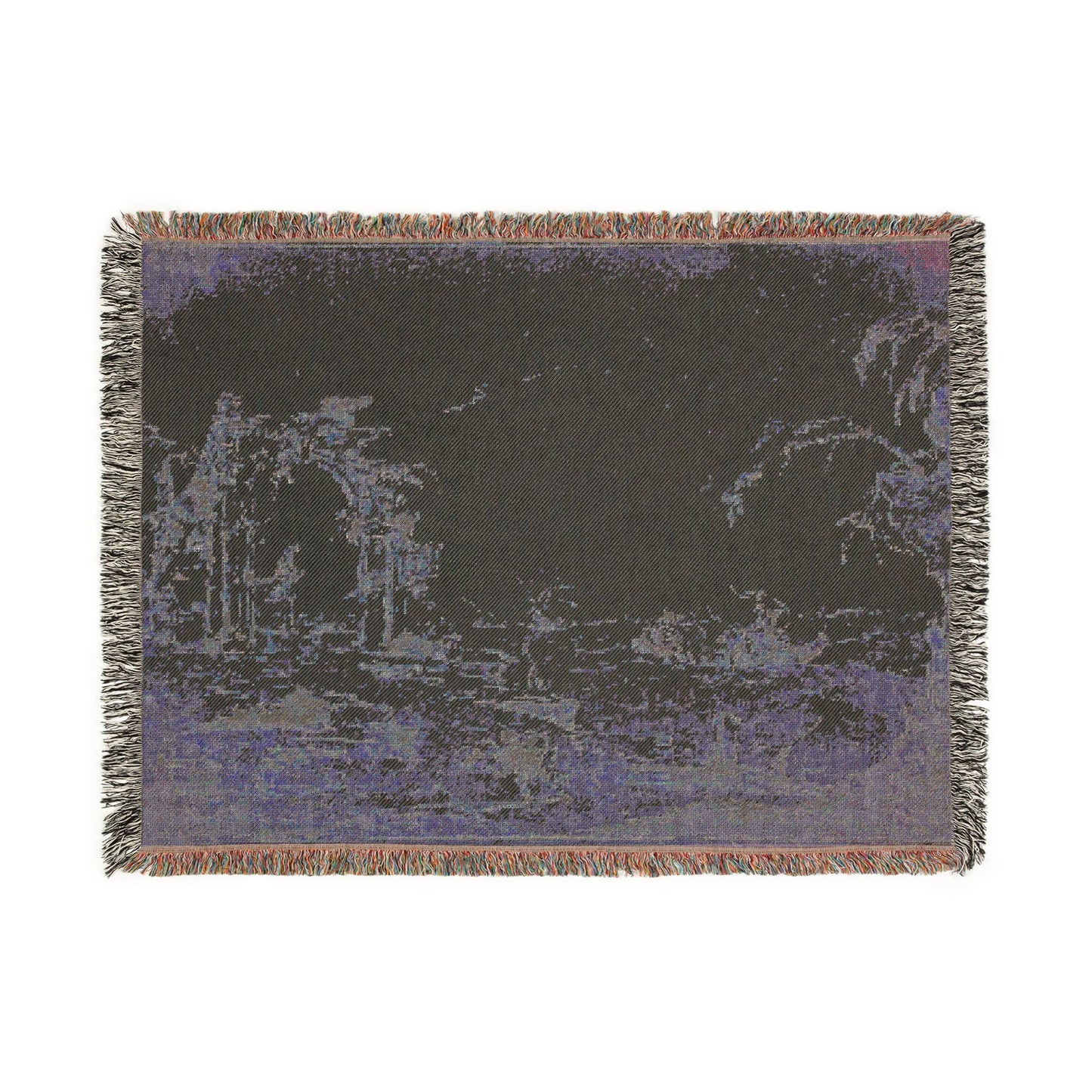 Francesco Guardi - Capriccio with a Squall on the Lagoon | Woven Tapestry Blanket