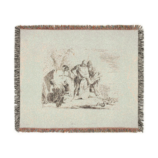 The Astrologer and the Young Soldier — Tiepolo Tapestry Blanket