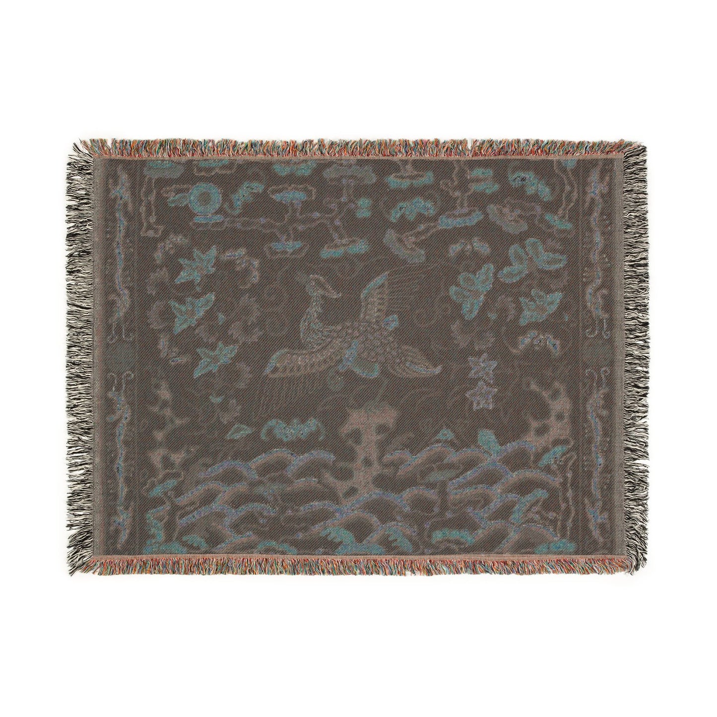 126_rank-badge | Woven Tapestry Blanket